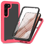 For Samsung Galaxy S23+ 3-in-1 PC + TPU + PET Screen Protector Phone Case Full Protection Drop-proof Cover