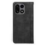 For OnePlus 15 5G Case Hidden Magnetic Closure Calf Texture Leather Phone Cover