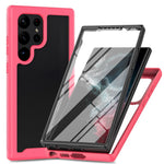 Samsung Galaxy S23 Ultra PC + TPU Hybrid Skal Fullt Skyddande PET Skärmskydd mobilskal