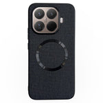 For Xiaomi 15T Pro Magnetic Case Drop-Proof TPU + Cloth Back Phone Cover