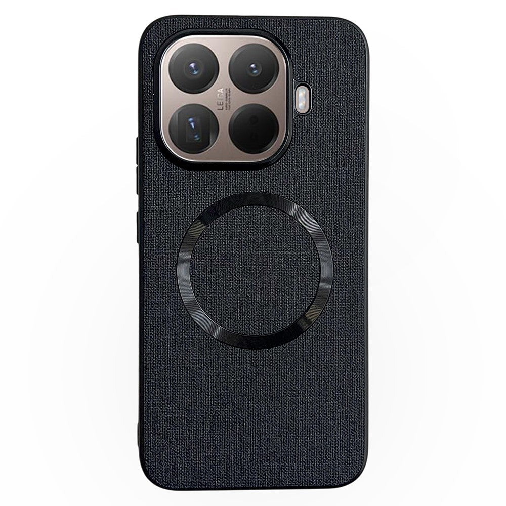 For Xiaomi 15T Pro Magnetic Case Drop-Proof TPU + Cloth Back Phone Cover