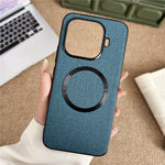 For Xiaomi 15T Pro Magnetic Case Drop-Proof TPU + Cloth Back Phone Cover