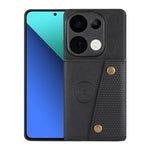 Etui med kortlommer, støtte og læder + TPU-mobilcover til Xiaomi Redmi 15C 4G (Global) (171mm) / Poco C85 4G (171mm)