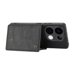 Etui med kortlommer, støtte og læder + TPU-mobilcover til Xiaomi Redmi 15C 4G (Global) (171mm) / Poco C85 4G (171mm)