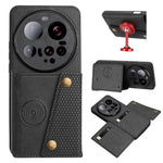 For Xiaomi 15 Ultra Case with Card Slots Kickstand Leather + TPU Phone Cover