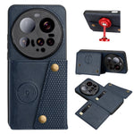 For Xiaomi 15 Ultra Case with Card Slots Kickstand Leather + TPU Phone Cover