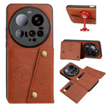 For Xiaomi 15 Ultra Case with Card Slots Kickstand Leather + TPU Phone Cover