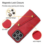 For Xiaomi 17 Case with Card Slots Kickstand Leather + TPU Phone Cover