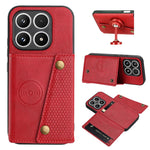 For Xiaomi 17 Case with Card Slots Kickstand Leather + TPU Phone Cover