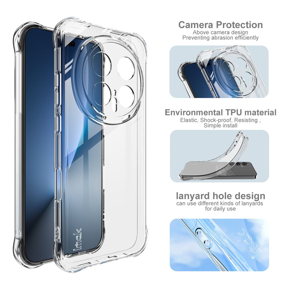 IMAK For Honor Magic8 Pro 5G Case TPU Phone Cover Airbag Shockproof Protection