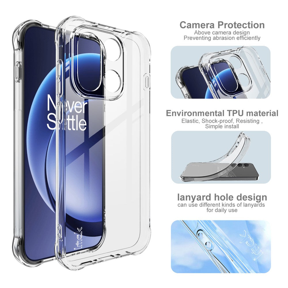IMAK För OnePlus 15 5G Skal TPU mobilskydd Airbag Stötsäkert Skydd