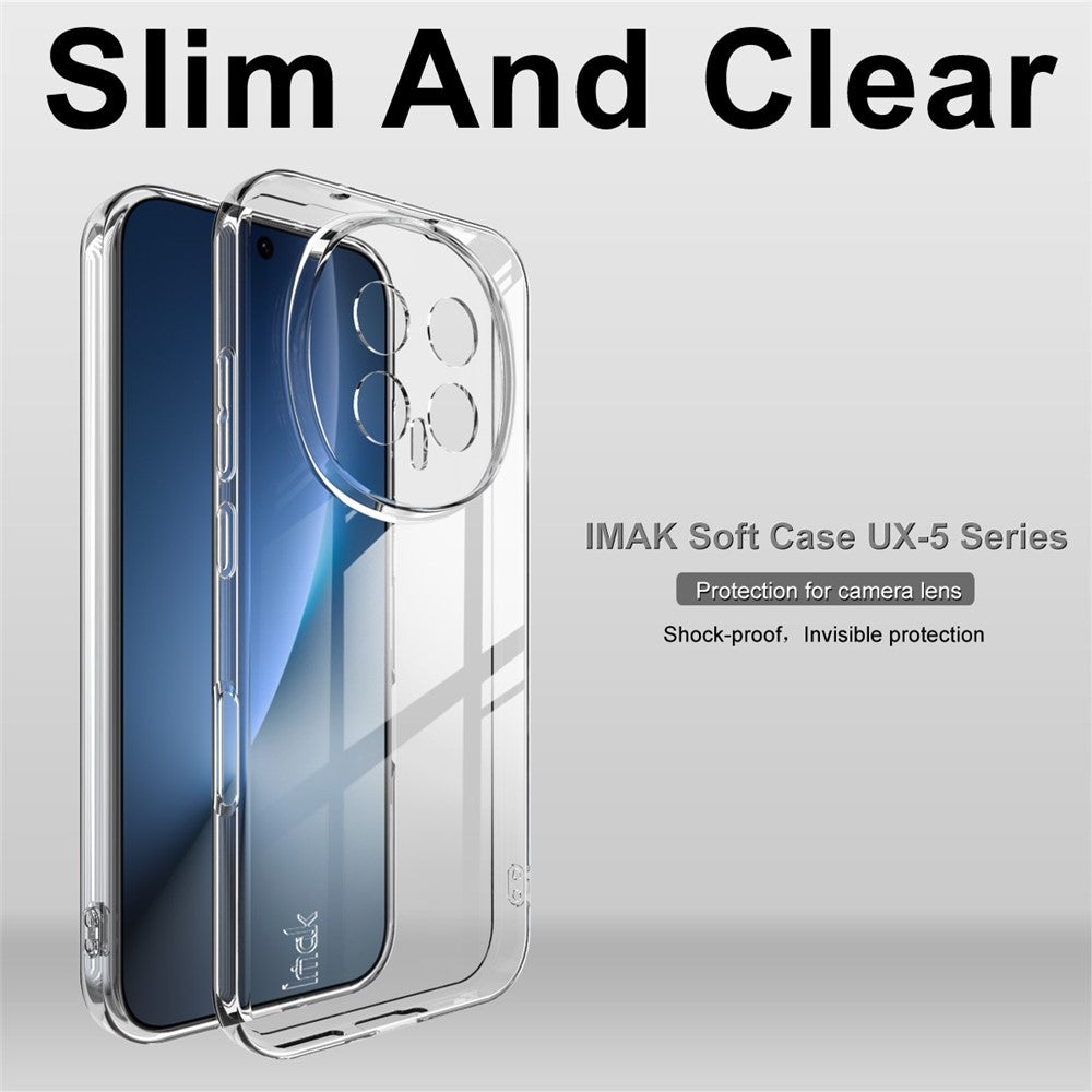IMAK UX-5 Series For Honor Magic8 5G Transparent TPU Phone Case Protective Phone Cover