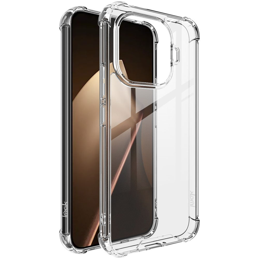 IMAK For Xiaomi 15T Pro Case PC + TPU Shockproof Clear Phone Cover