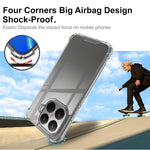 IMAK For Xiaomi 15T Pro Case PC + TPU Shockproof Clear Phone Cover