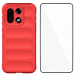 WANLONFENG For OnePlus 15 5G TPU Case  HD Series Anti Slip Phone Cover with Tempered Glass