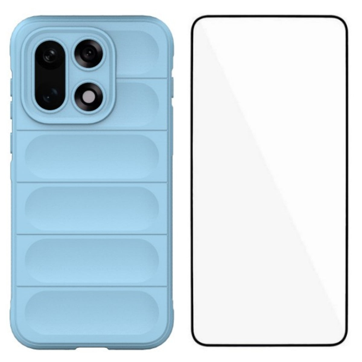 WANLONFENG For OnePlus 15 5G TPU Case  HD Series Anti Slip Phone Cover with Tempered Glass