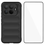 WANLONFENG For Xiaomi 15T Pro TPU Case  HD Series Anti Slip Phone Cover with Tempered Glass