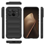 WANLONFENG For Xiaomi 15T Pro TPU Case  HD Series Anti Slip Phone Cover with Tempered Glass