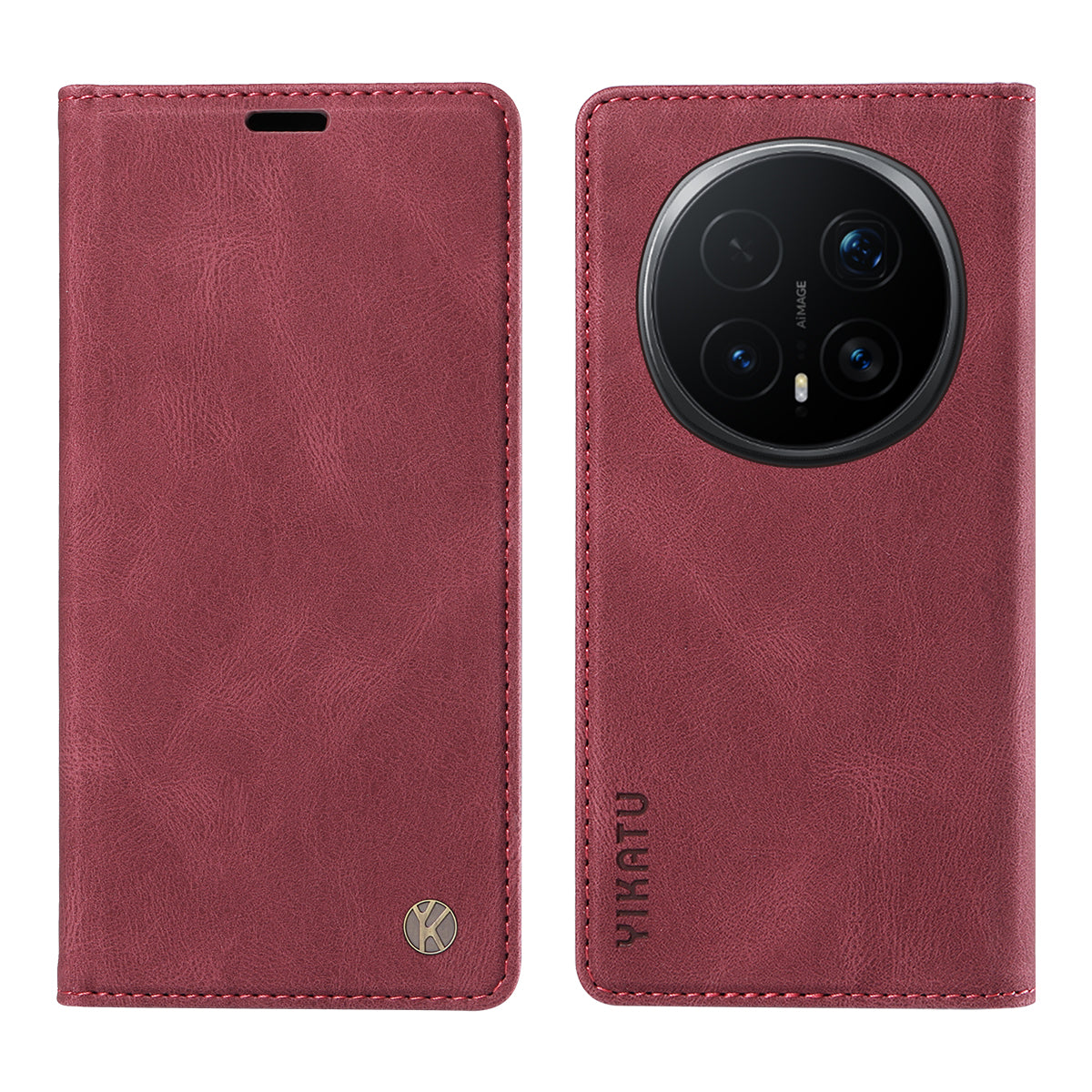 YIKATU For Honor Magic8 Pro 5G Leather Cover  YK-004 Skin-Touch Wallet Phone Cases