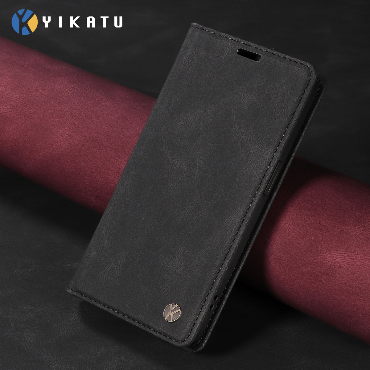 YIKATU For Honor Magic8 5G Leather Cover  YK-004 Skin-Touch Wallet Phone Cases