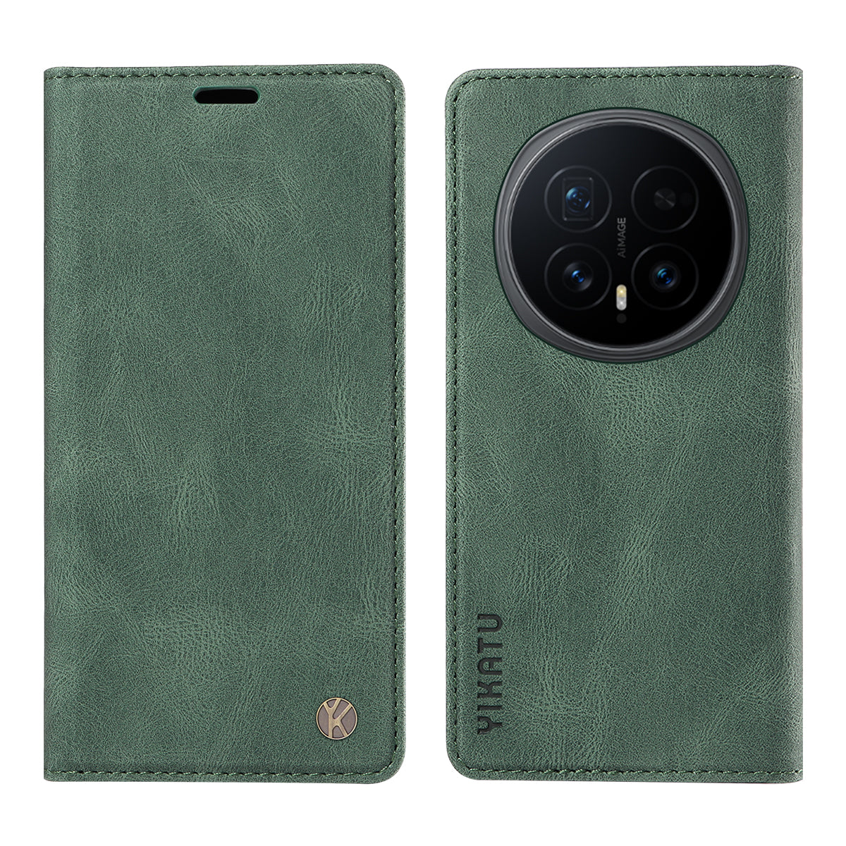 YIKATU For Honor Magic8 5G Leather Cover  YK-004 Skin-Touch Wallet Phone Cases