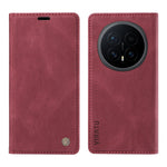 YIKATU For Honor Magic8 5G Leather Cover  YK-004 Skin-Touch Wallet Phone Cases