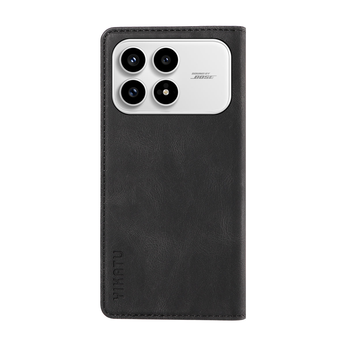 YIKATU För Xiaomi Redmi K90 5G / Poco F8 Pro 5G Läderfodral YK-004 Skin-Touch Plånboksfodral