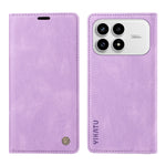 YIKATU För Xiaomi Redmi K90 5G / Poco F8 Pro 5G Läderfodral YK-004 Skin-Touch Plånboksfodral