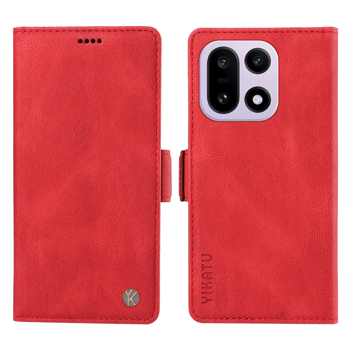 YIKATU Läderfodral För OnePlus 15 5G YK-005 Plånboksfodral med hudkänsla