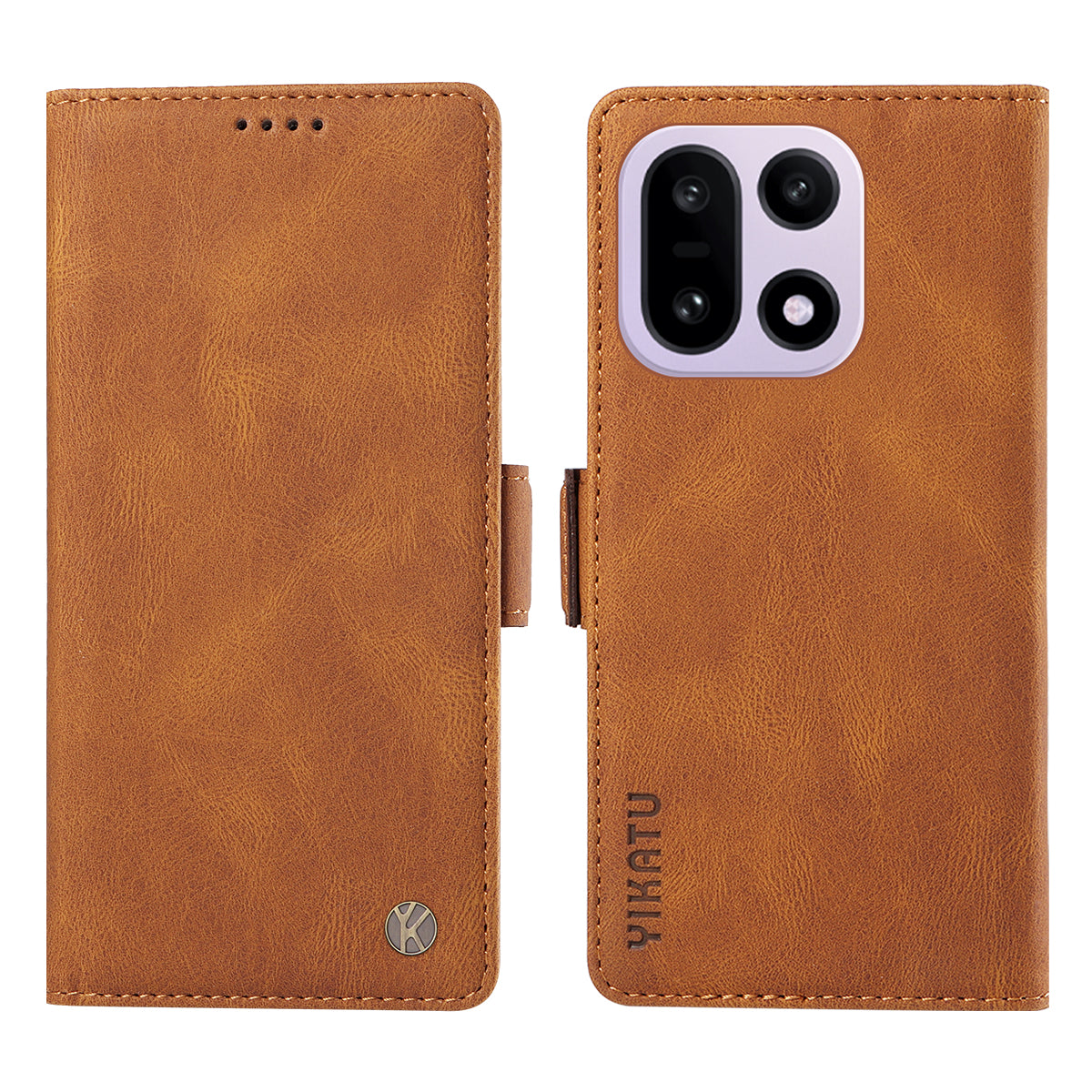 YIKATU Läderfodral För OnePlus 15 5G YK-005 Plånboksfodral med hudkänsla