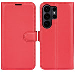 For Samsung Galaxy S26 Ultra Case Litchi Texture Shockproof Leather Wallet Phone Cover