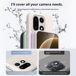For OnePlus 15 5G Case Skin-Friendly Liquid Silicone + PC Phone Cover