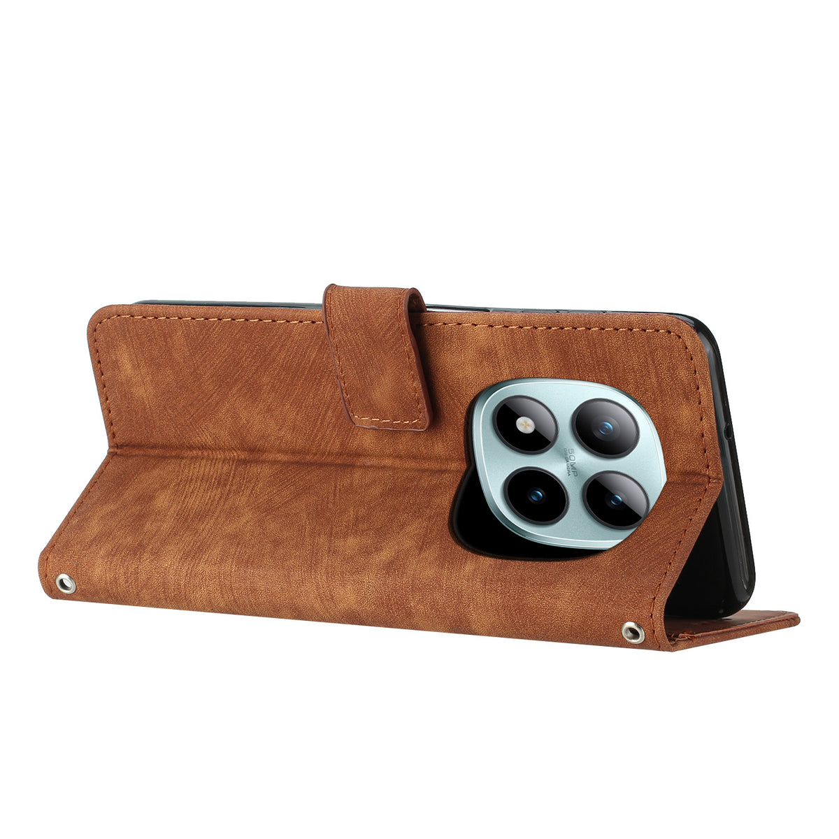 For Xiaomi Redmi Note 15 Pro 5G (Global) Stand Case Imprinted Lines Leather Phone Cover