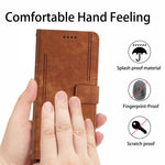 For Xiaomi Redmi Note 15 Pro 5G (Global) Stand Case Imprinted Lines Leather Phone Cover