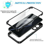 For Xiaomi 15T Pro Case Acrylic + TPU Clear Phone Cover with PET Screen Film