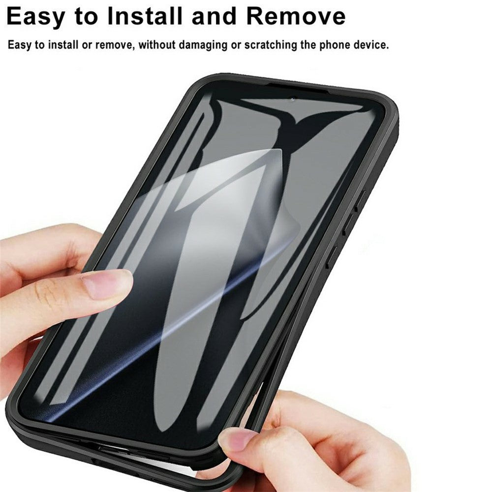 For Xiaomi 15T Pro Case Acrylic + TPU Clear Phone Cover with PET Screen Film