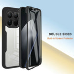 For Xiaomi 15T Pro Case Acrylic + TPU Clear Phone Cover with PET Screen Film