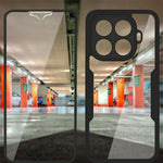 For Xiaomi 15T Pro Case Acrylic + TPU Clear Phone Cover with PET Screen Film