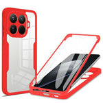 For Xiaomi 15T Pro Case Acrylic + TPU Clear Phone Cover with PET Screen Film