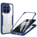 For Xiaomi 15T Pro Case Acrylic + TPU Clear Phone Cover with PET Screen Film
