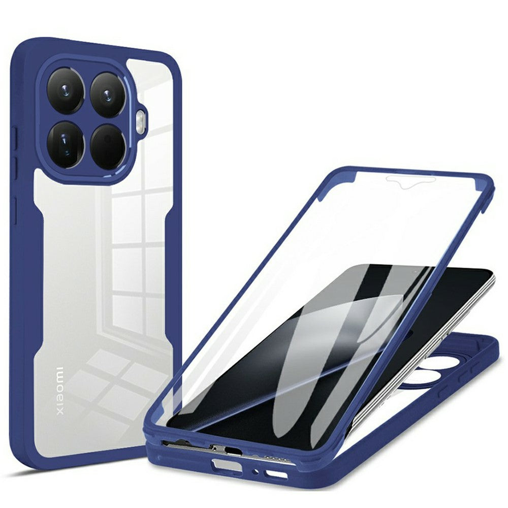 For Xiaomi 15T Pro Case Acrylic + TPU Clear Phone Cover with PET Screen Film