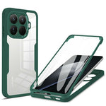For Xiaomi 15T Pro Case Acrylic + TPU Clear Phone Cover with PET Screen Film