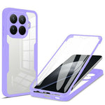 For Xiaomi 15T Pro Case Acrylic + TPU Clear Phone Cover with PET Screen Film