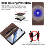 For Honor Magic8 Pro 5G Case RINACASIS RC23 RFID Blocking Wallet Stand PU Leather Phone Cover