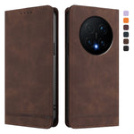 For Honor Magic8 Pro 5G Case RINACASIS RC23 RFID Blocking Wallet Stand PU Leather Phone Cover