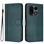 OnePlus 15 5G-skal, plånboksfodral, retrotexturerat läderfodral med snodd