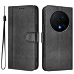 For Honor Magic8 Pro 5G Cases Wallet Stand Retro Texture Leather Phone Cover with Lanyard