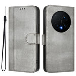 For Honor Magic8 Pro 5G Cases Wallet Stand Retro Texture Leather Phone Cover with Lanyard