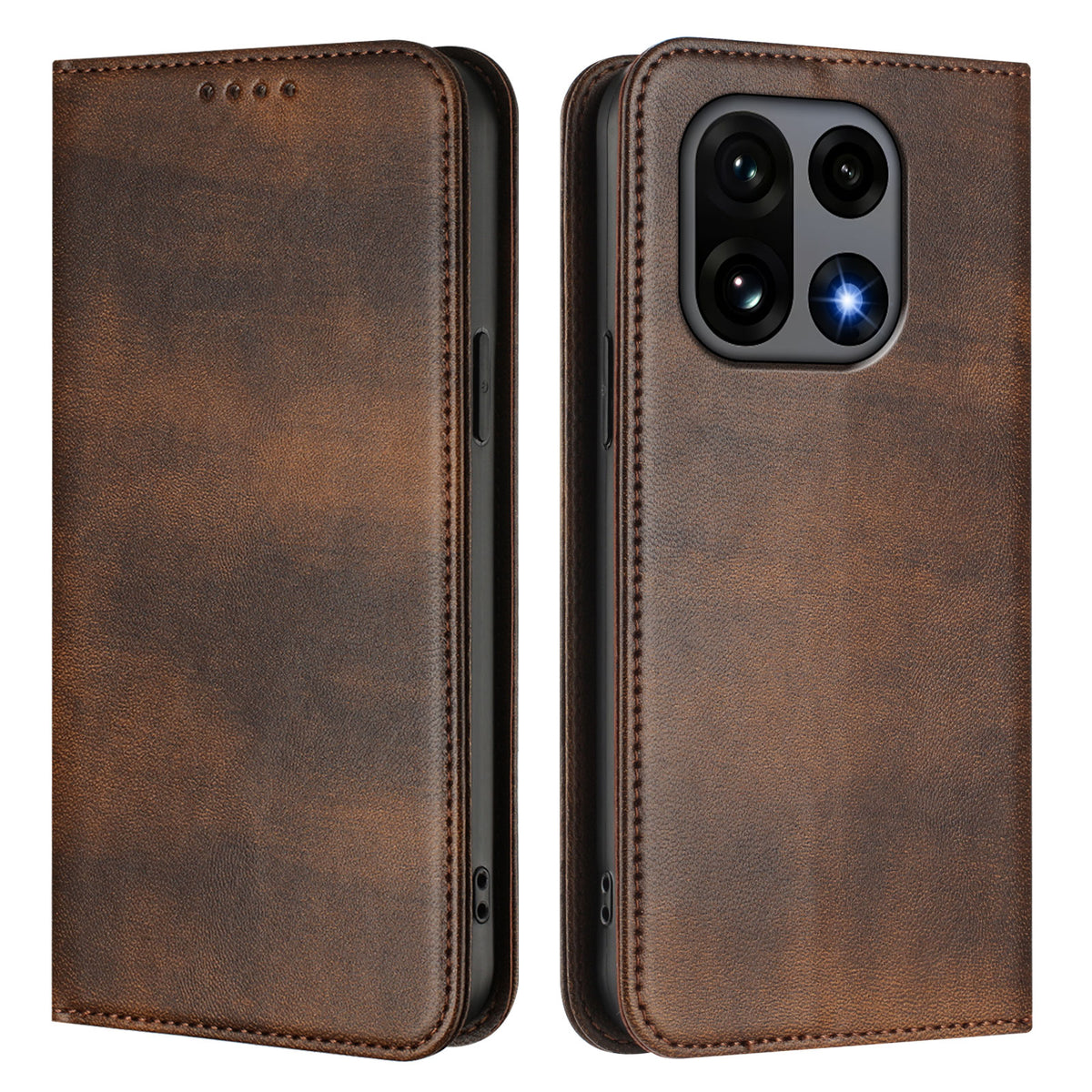 For OnePlus 15 5G Wallet Cases Retro Texture RFID Blocking Leather Phone Cover
