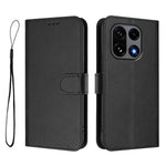 For OnePlus 15 5G Wallet Case RFID Blocking Calf Texture Leather Stand Phone Cover with Strap
